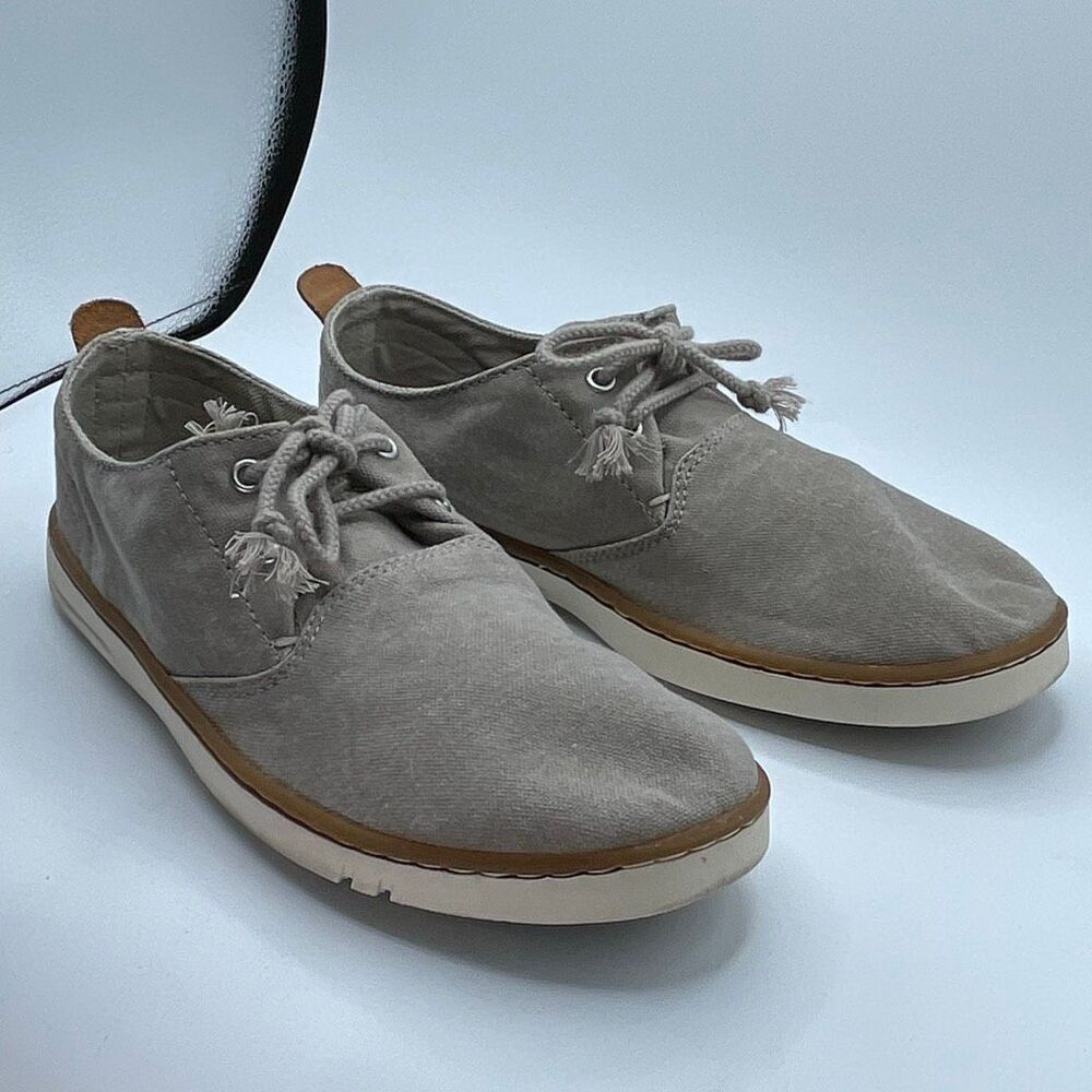 Timberland Hookset size 8W grey canvas sneakers